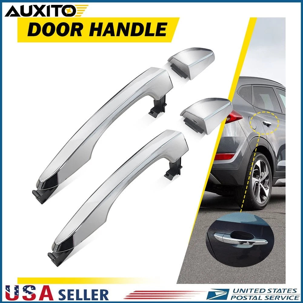 2X Chrome Exterior Door Handle for Hyundai Tucson (2016–2021)