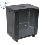 12U Wall Mount Server Rack Enclosure for Network Equipment (Max Depth 15.5")