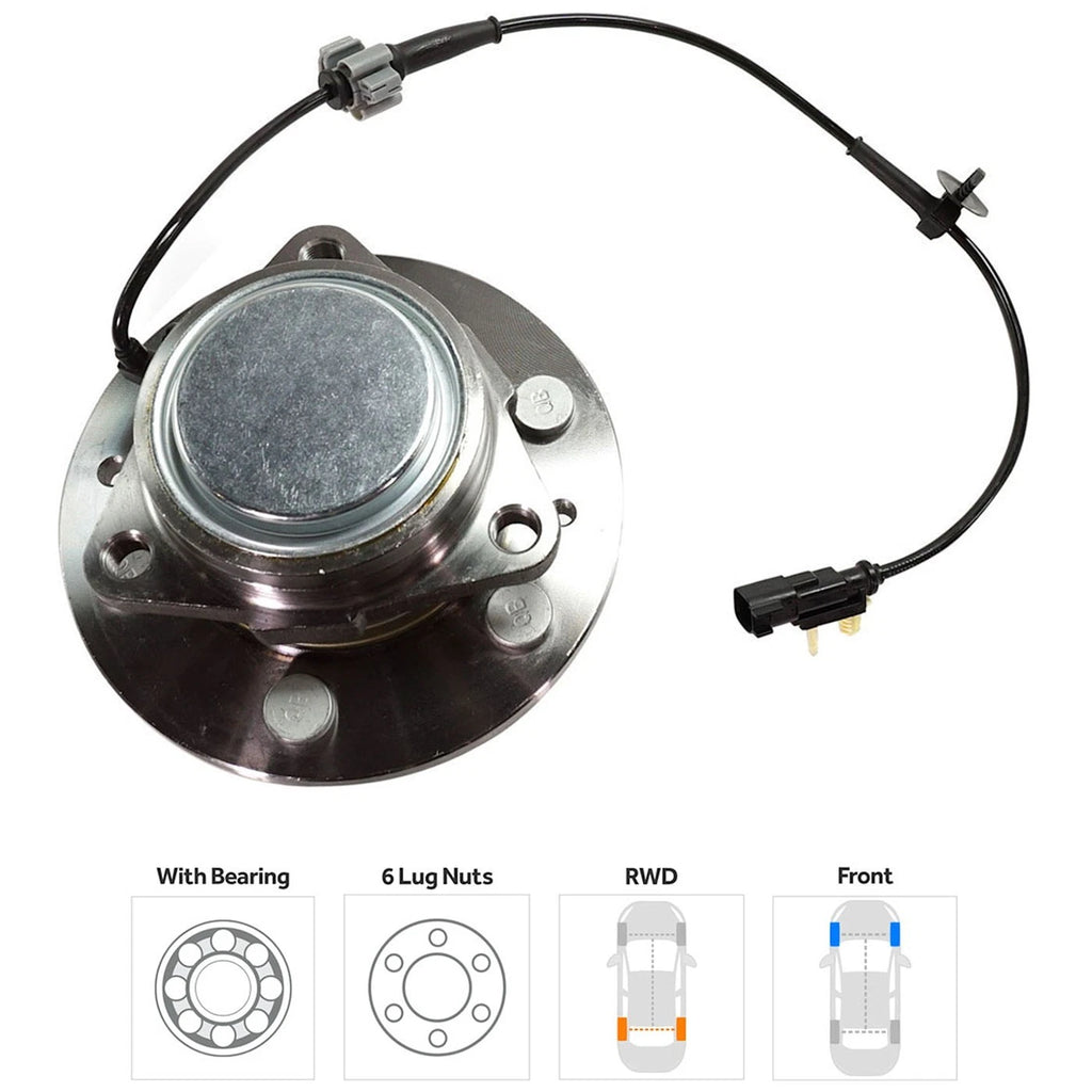 Wheel Hub for Chevrolet Tahoe (2015–2020) RWD Front Driver/Passenger Side