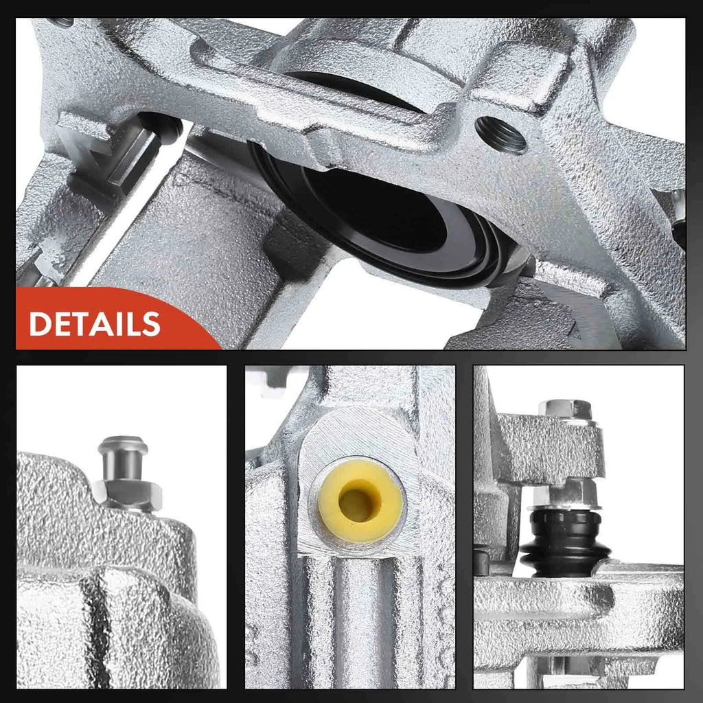 6x Front Brake Calipers & Ceramic Pads for Jeep Wrangler (2007-2012)