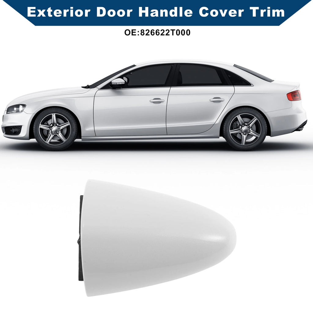 Exterior Door Handle Cover Trim for Kia Optima (2011–2016) White ABS