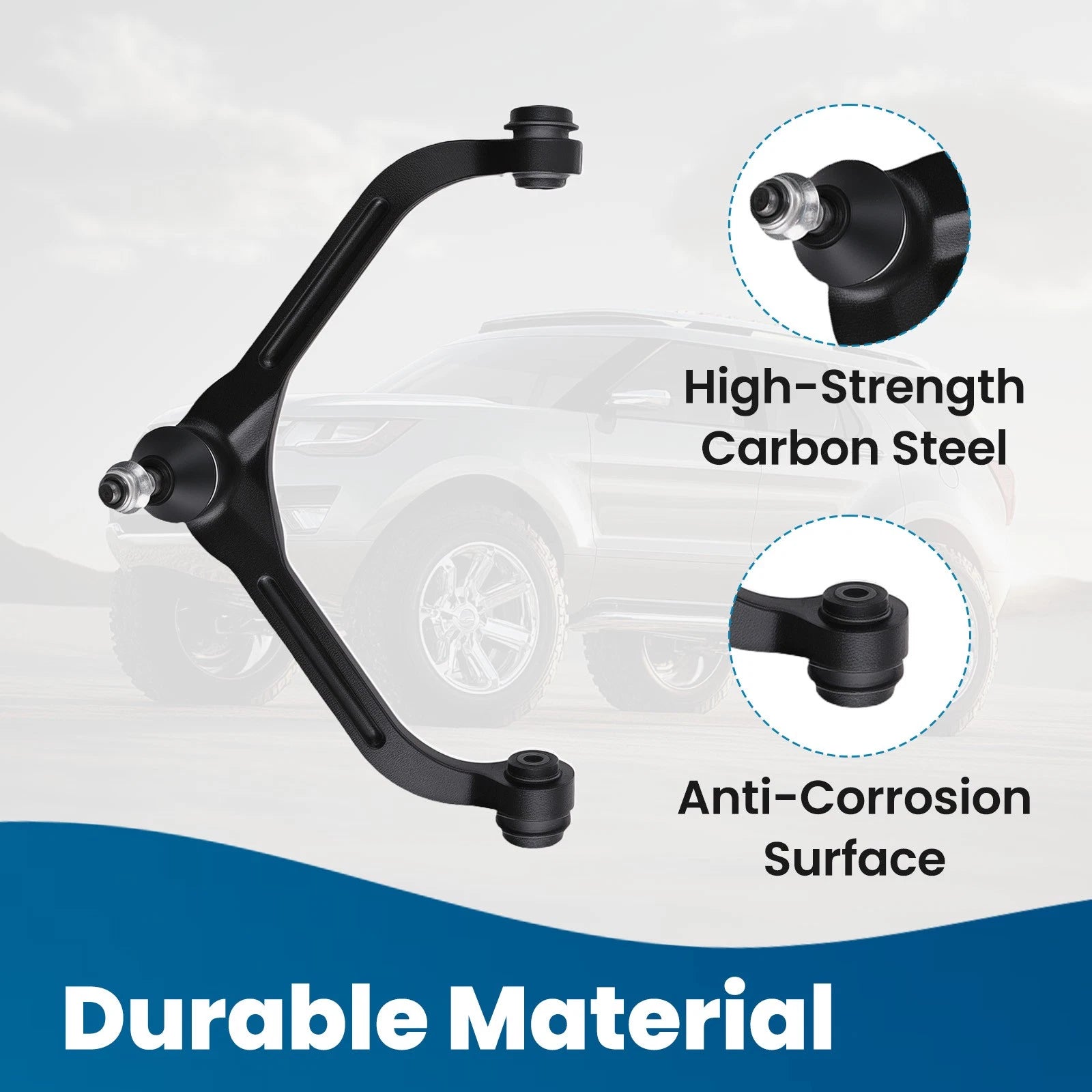 Front Suspension Kit Upper Control Arm Tie Rod Stabilizer for Jeep Liberty (2002–2004)