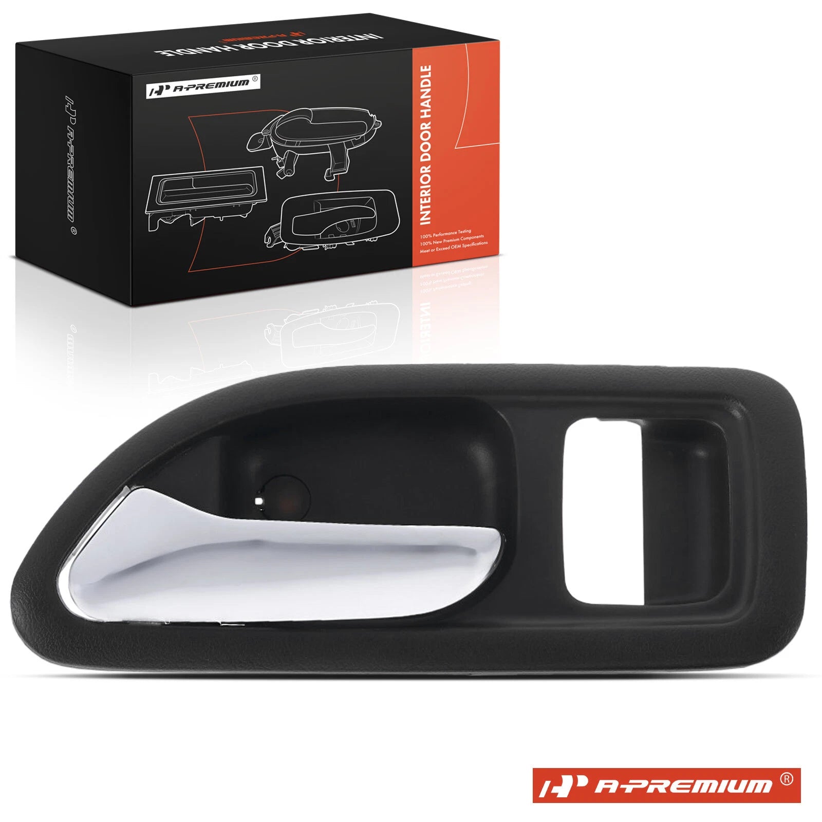Chrome Front Left Interior Door Handle for Honda Accord (1994–1997)