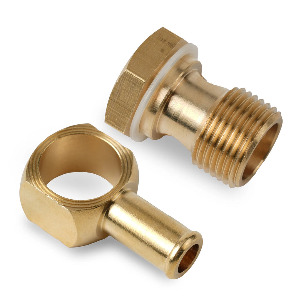 Banjo Fuel Inlet Fitting 8089 for Edelbrock Square-Bore Carburetors
