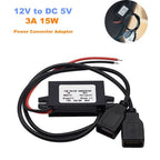 12V to DC 5V Dual USB Converter Module for Dash Cam (Universal)