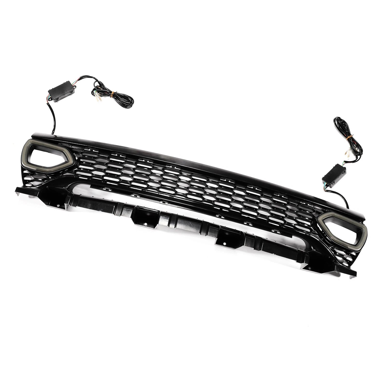 Front Upper Hood Bumper Grille for Dodge Charger (2015–2023) with Light Black