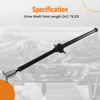 Driveshaft Cardan Shaft for Ford Fusion Lincoln MKZ (2007–2012) AWD