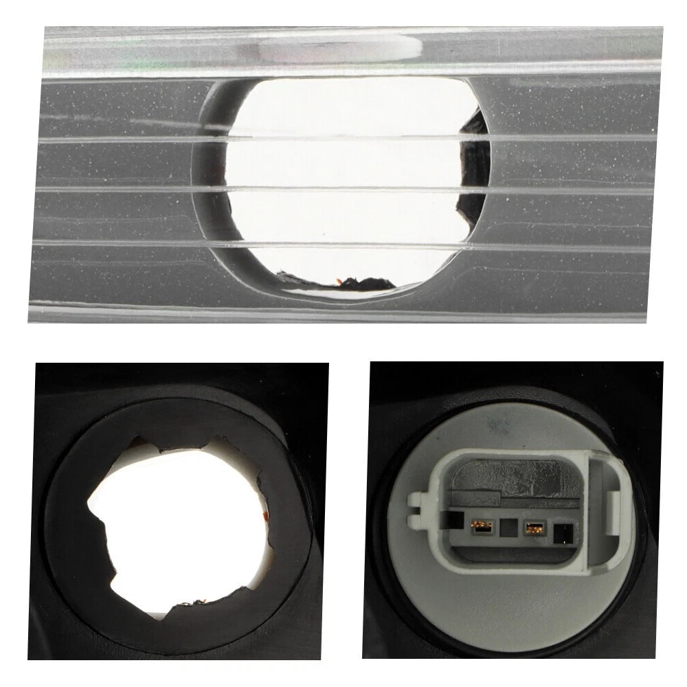 Halogen Headlight for Ford Taurus (2013–2014) HIR2 Bulb Right Chrome Bezel