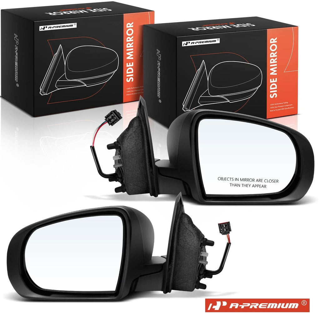 Pair Power Mirrors for Jeep Cherokee (2014–2018) - Manual Fold, Blind Spot