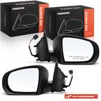 Pair Power Mirrors for Jeep Cherokee (2014–2018) - Manual Fold, Blind Spot