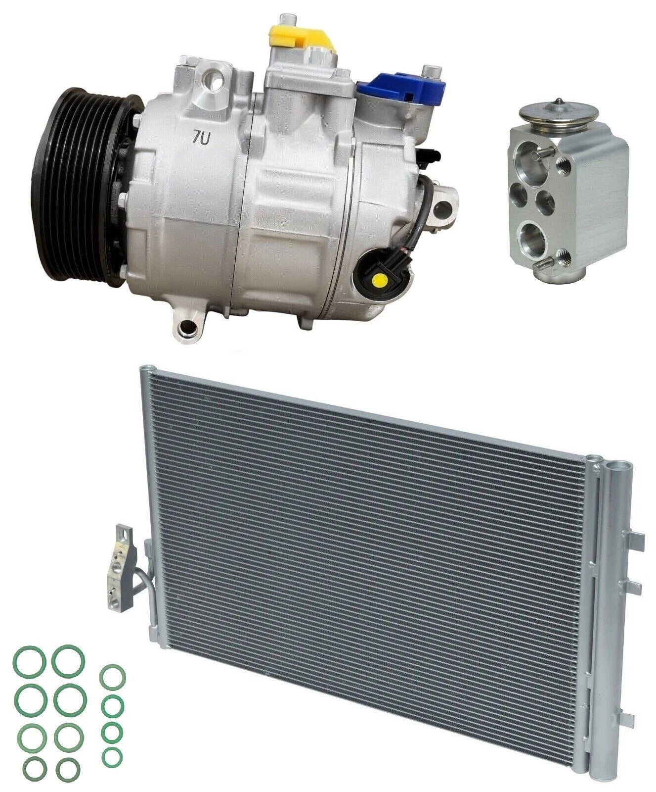 AC Compressor Kit With Condenser for BMW X3 xDrive 3.0L (2016–2018)