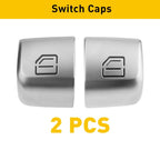 2X Window Switch Repair Caps for Mercedes C300 C63 C350 GLC300 C-Class (2015–2020)