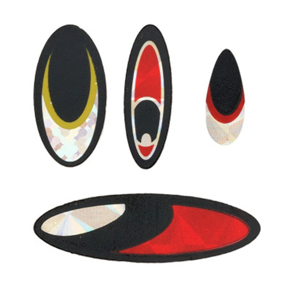 Simulated Fisheye 3D Fishing Eyes Kit - 4 Styles with Back Glue