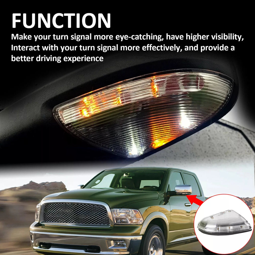 Driver Side Mirror Turn Signal Light for Dodge Ram 1500 2500 (2009–2014) #68064949AA