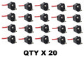 2 Prong Pigtail Connector for Truck Side Marker Clearance Trailer Light (Set)