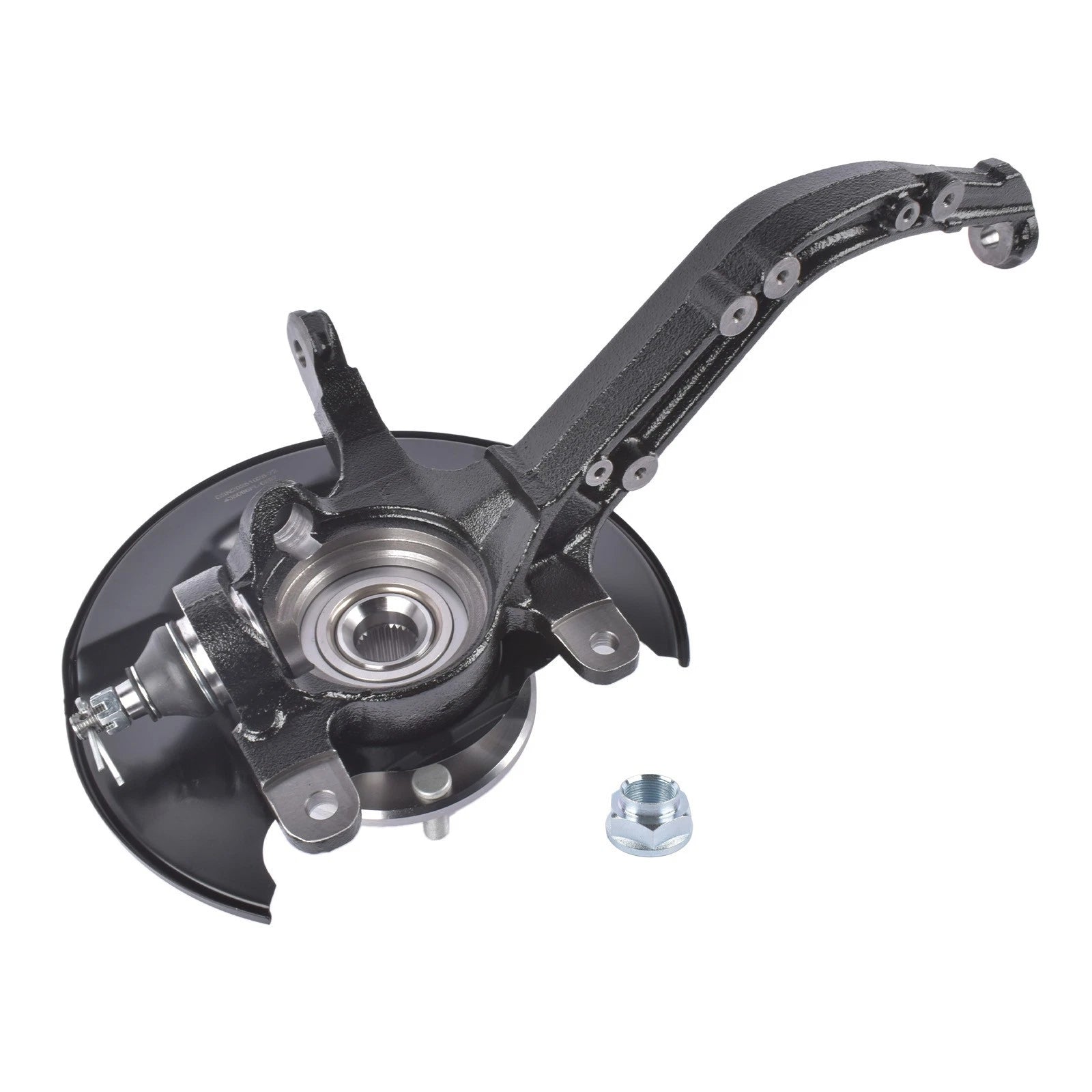 4-Stud Hub Black Front Left Steering Knuckle for Honda Accord (Ref# 45255-SS0-000)