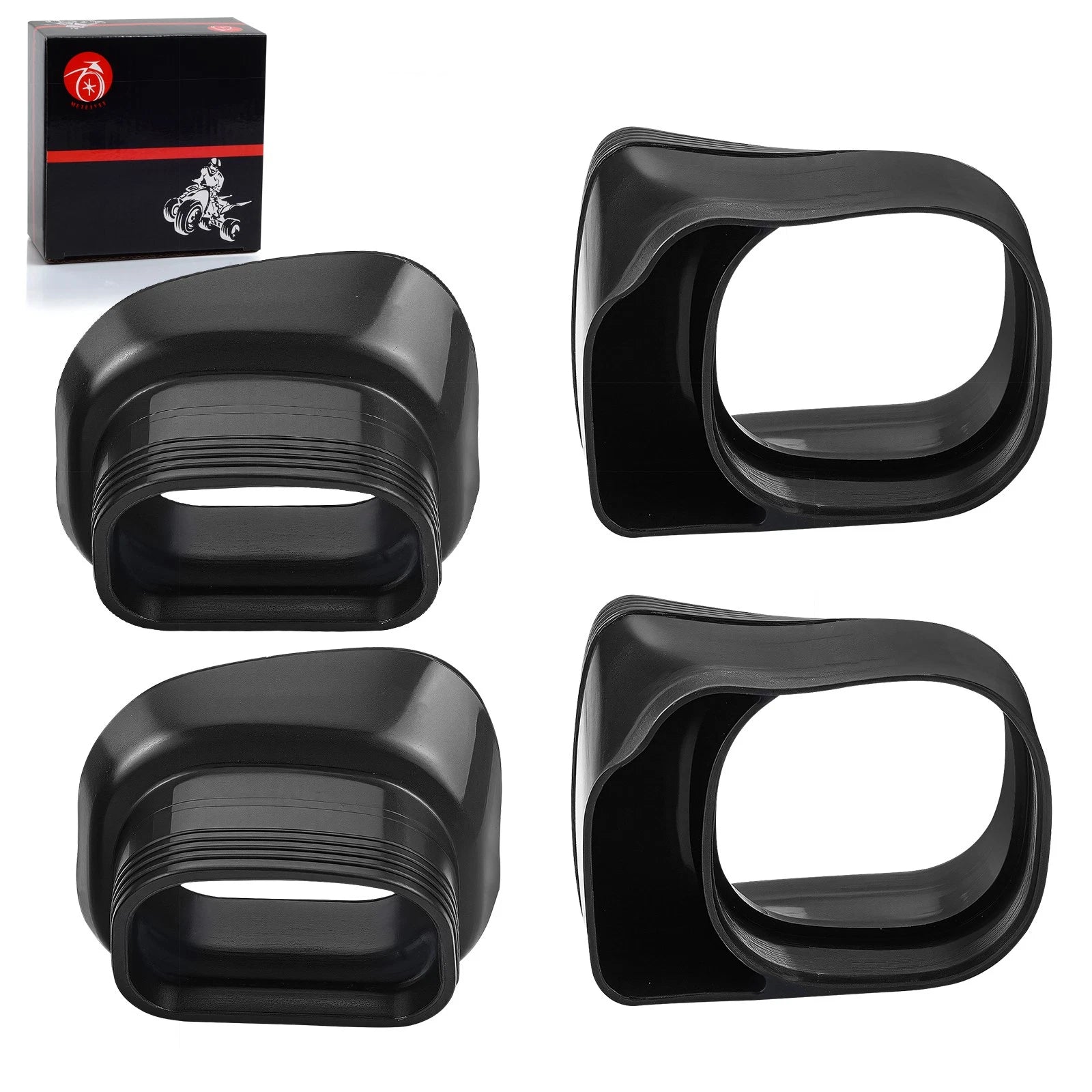 Ram Air Intake Duct Rubber Boots for Suzuki GSXR 600 & 750 (1997-2000)