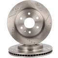 Front Drilled Slotted Brake Rotors for Buick Enclave Saturn Outlook (2008–2017)