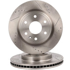 Front Drilled Slotted Brake Rotors for Buick Enclave Saturn Outlook (2008–2017)