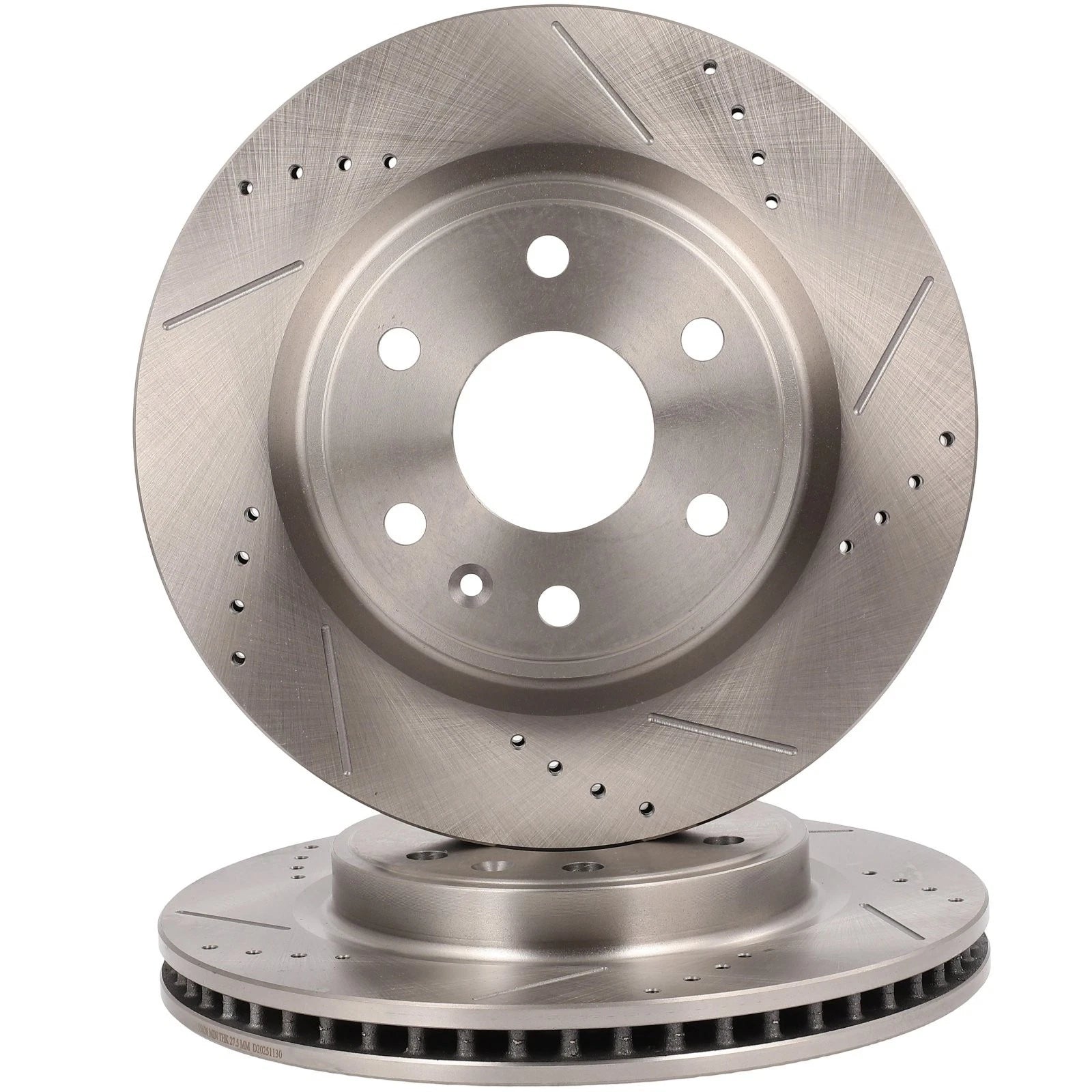 Front Drilled Slotted Brake Rotors for Buick Enclave Saturn Outlook (2008–2017)