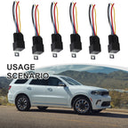 6X 12V 40A 5 Pin Relay with Socket & Wiring for Vehicle Engine Motor