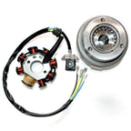 8 Poles Magneto Stator Roller Flywheel for 250cc Engine ATV (PIT Trail Quad)