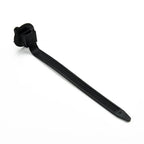 50x Nylon Push Mount Clip Wire Tie Zip Straps Pipe Cable Fastener Black