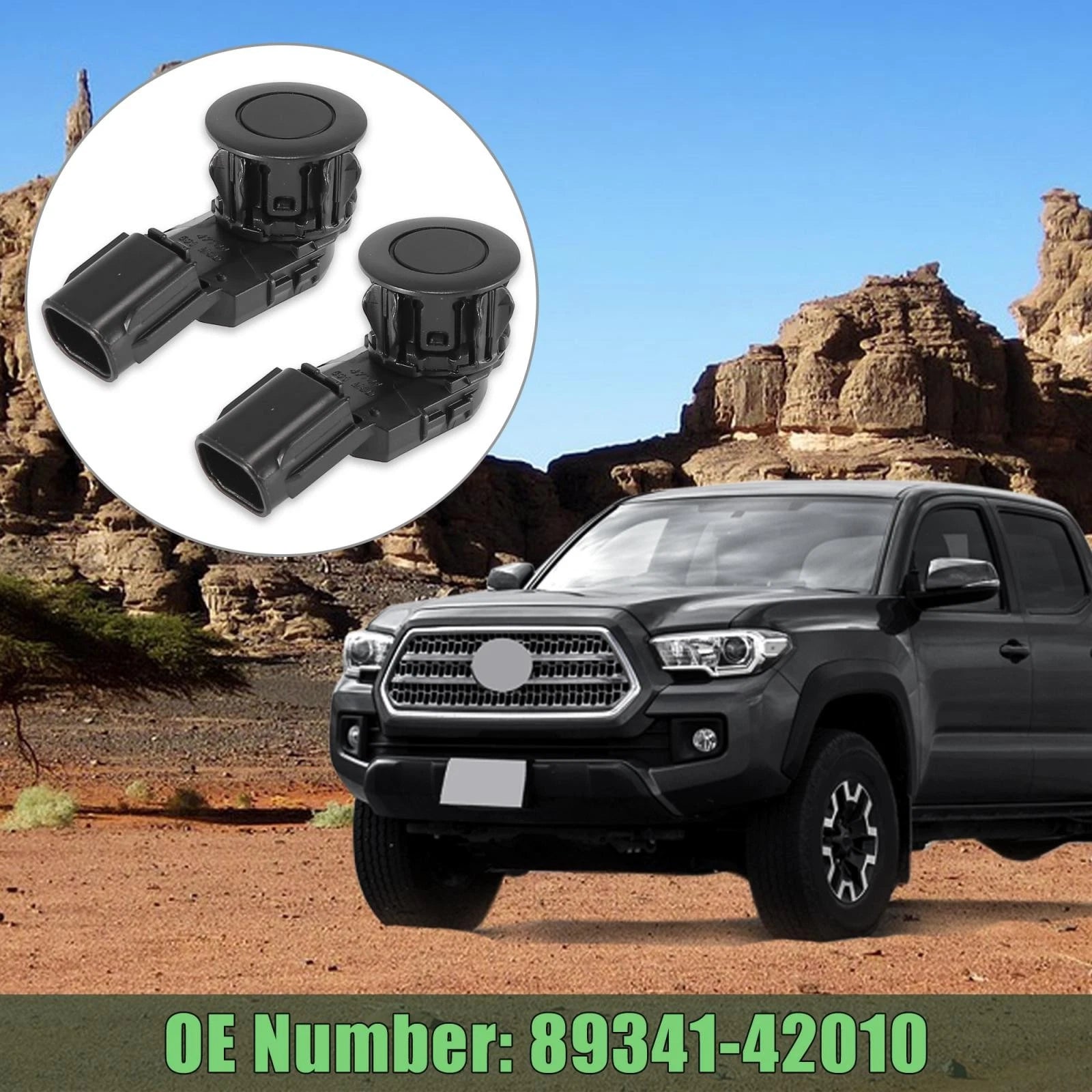 2X Bumper Reverse Parking Assist Sensor for Toyota RAV4 (2013–2018) 89341-42010