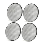 Set of 4 Carbon Fiber Cup Holder Pads Non-Slip for Car Accessories