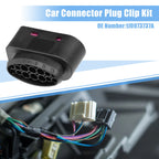 Set of 1 No.1J0973737A Headlight 14 Pin Plug Female Connectors for VW Audi