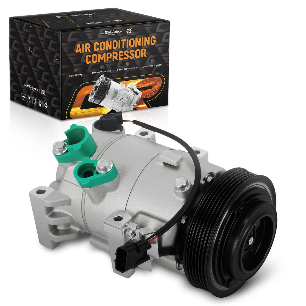 AC Compressor with 6-Groove Pulley for Hyundai Accent, Kia Rio (2018–2019) 168334
