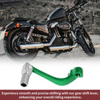 Folding Motorcycle Gear Shifter Lever for Honda CRF110F (2013-2018) Green Silver