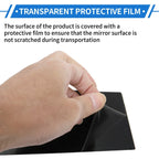 8 Pcs Black Door Pillar Window Trim for Hyundai Elantra (2007-2010)