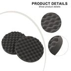 2 x Round Foam Polishing Pad Kit 8 Inch Single Sided Tools Supplies