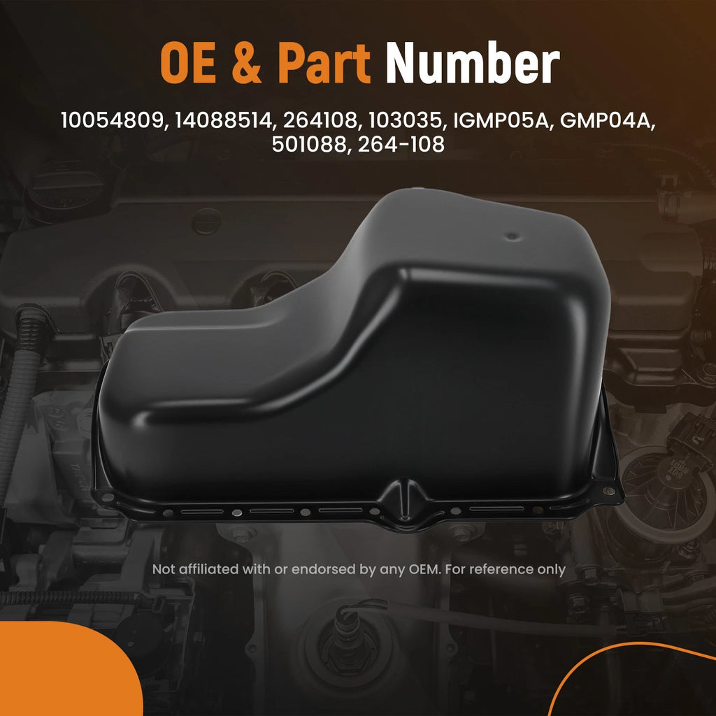 Engine Oil Pan for GMC G3500/P3500 4.3L (1986–1995)