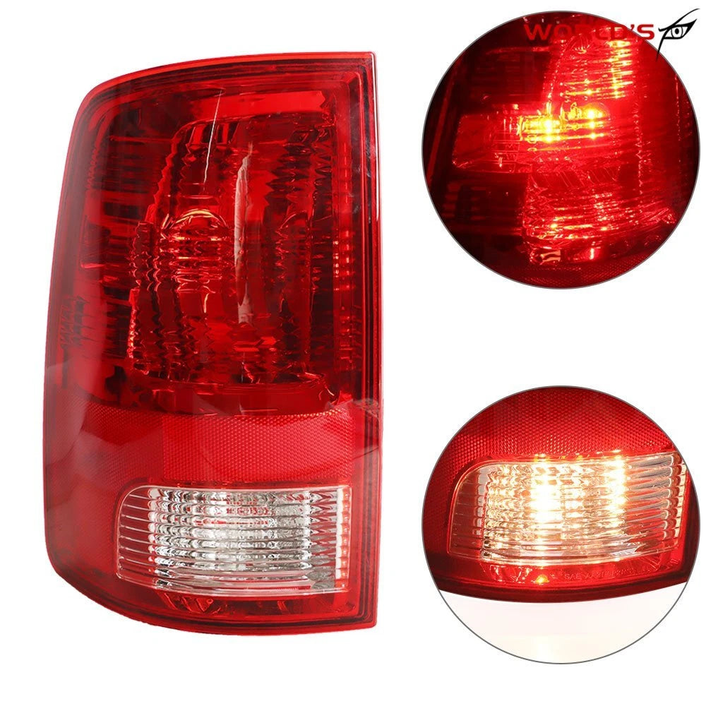 Red Brake Tail Lights for Dodge Ram 1500 2500 3500 (2010–2018)