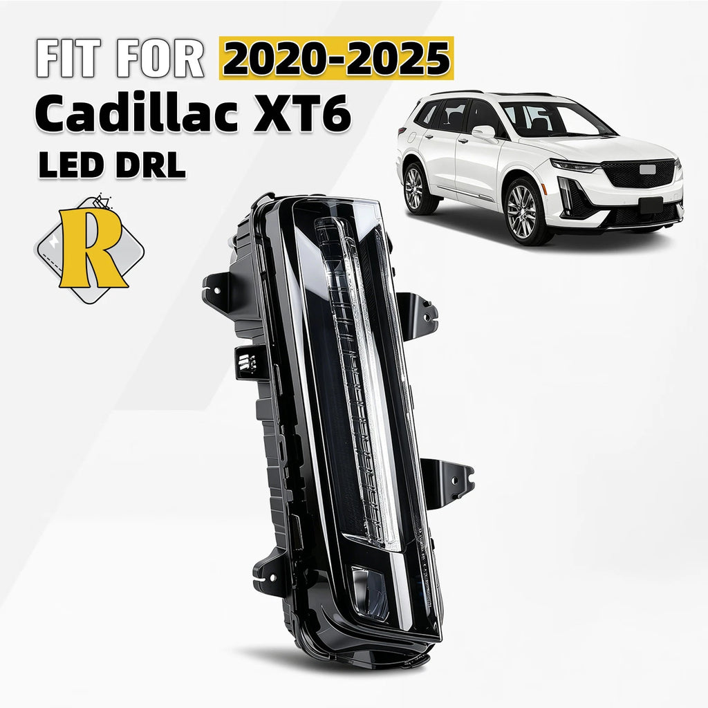 LED Daytime Running Light Fog Light for Cadillac XT6 (2020–2025) Right