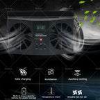 Solar Powered Car Cooling Fan for Universal Vehicles