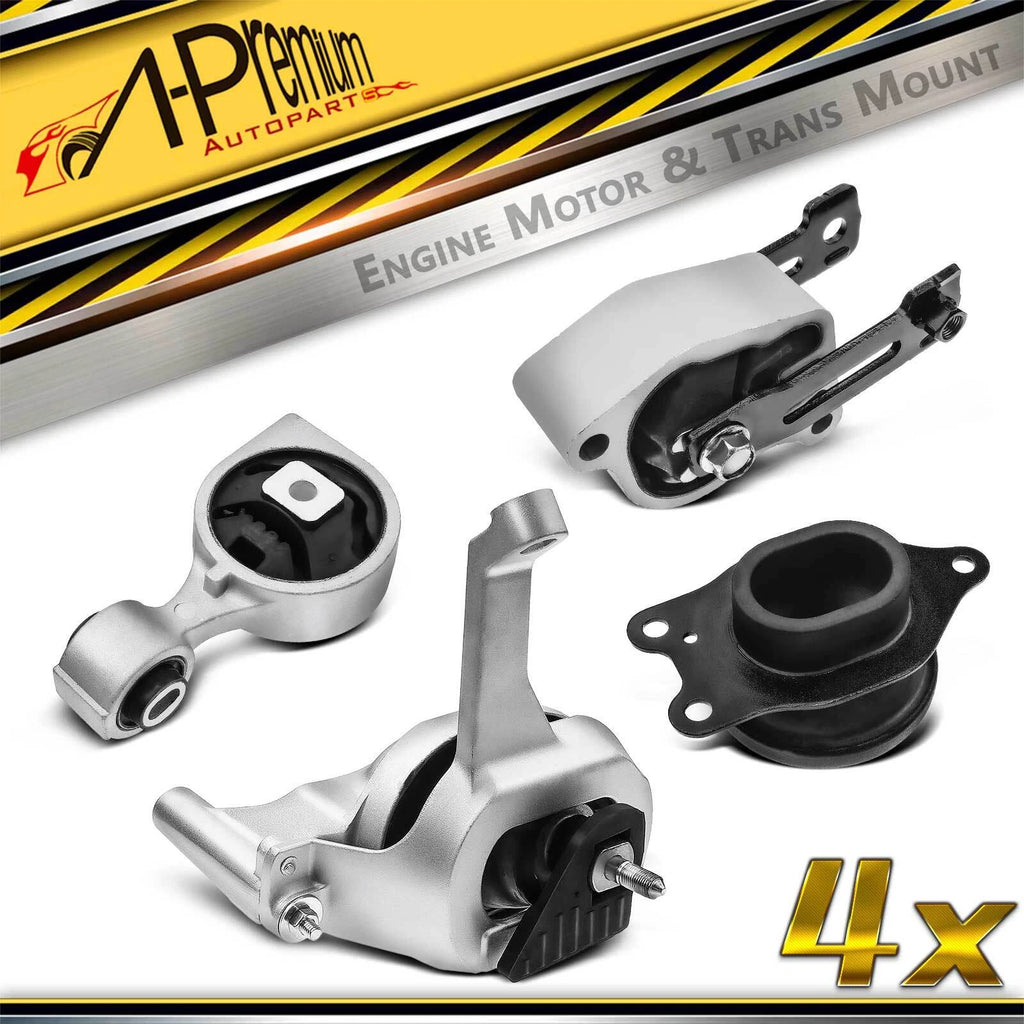 Set of 4 Engine Motor & Transmission Mounts for Nissan Altima (2007–2012)
