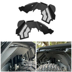Front Inner Fender Liners for Jeep Wrangler JK JKU (2007–2018)