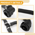 Radiator Hose for BMW 530i xDrive (2017–2023) No. 17128602602 Black