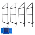 Set of 4 Universal Shipping Container Shelving Brackets 19.6"x59.3"