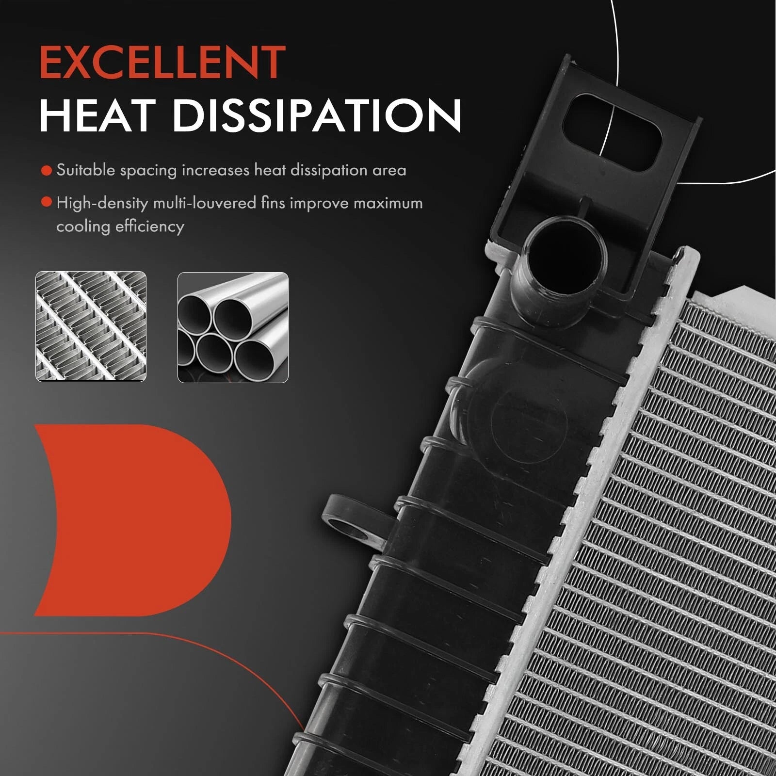 Radiator with Trans Oil Cooler for Chevy Silverado 1500 GMC Sierra 1500