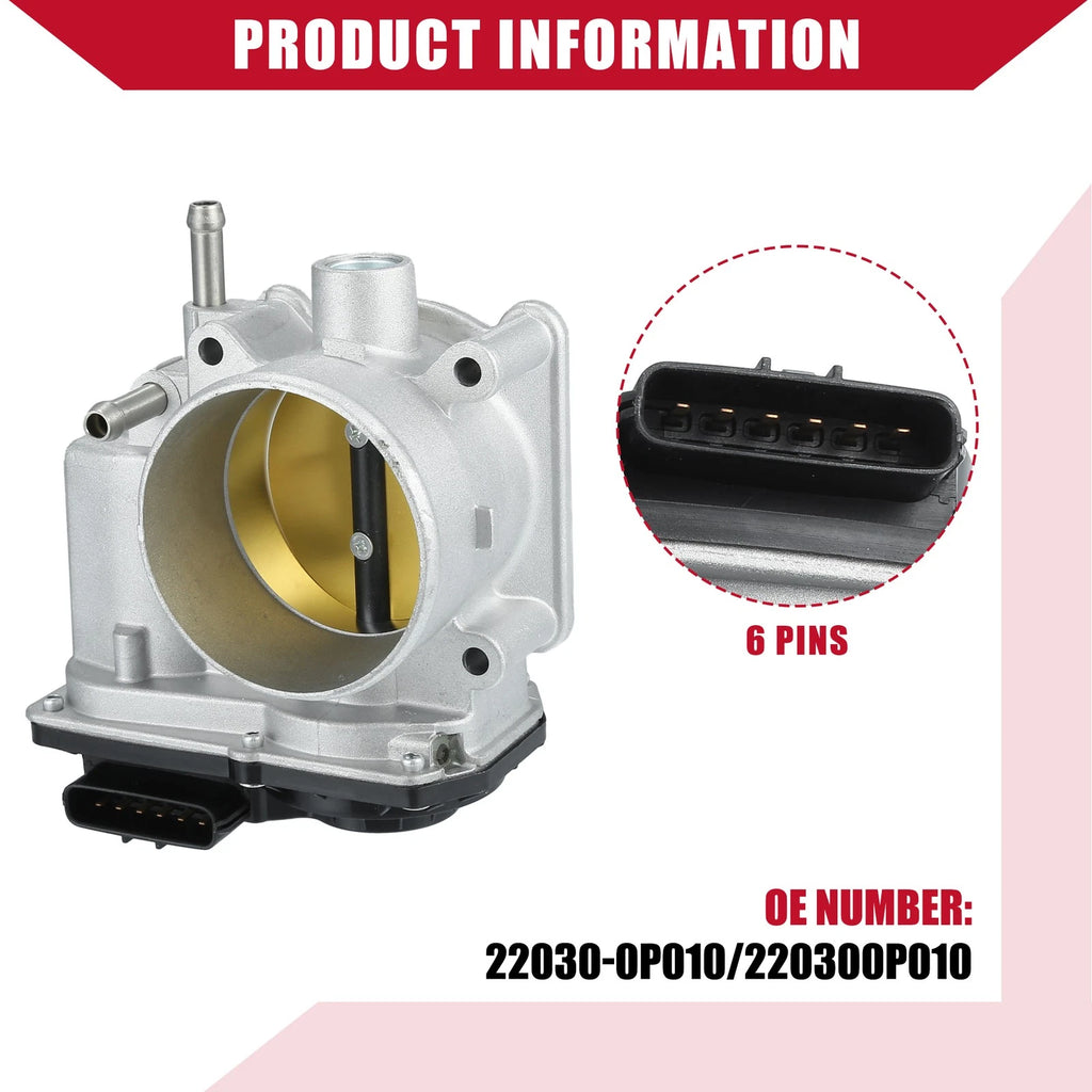Electronic Throttle Body Assembly No.220300P010 for Toyota 4Runner (2003–2009)