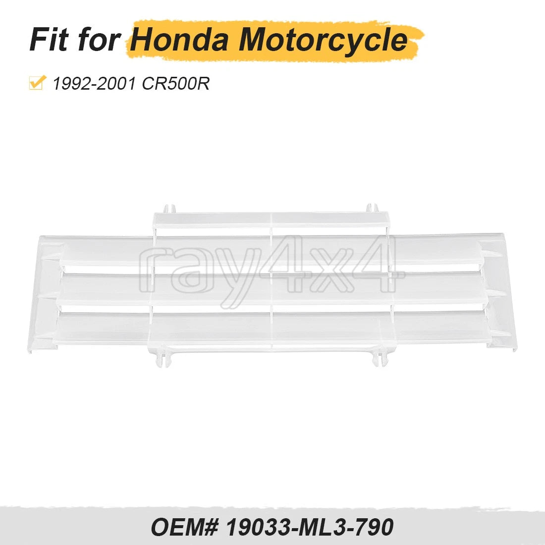 Radiator Grill Guard for Honda CR500R (1990–1999) LH/RH 19033-ML3-790