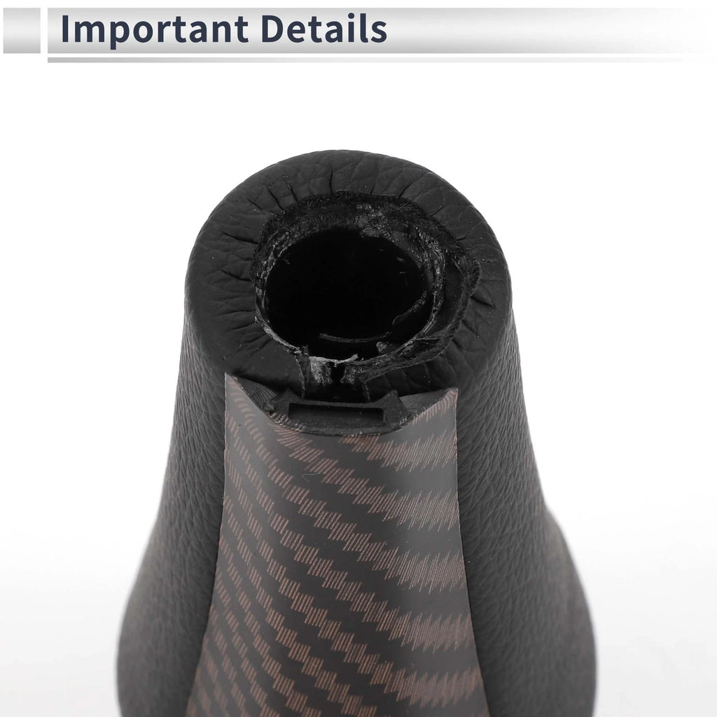 5 Speed Shift Knob for BMW X3 (2004–2020) Plastic Brown Black