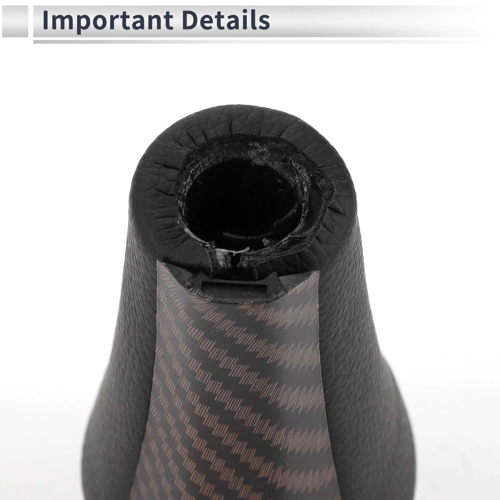 5 Speed Shift Knob for BMW X3 (2004–2020) Plastic Brown Black