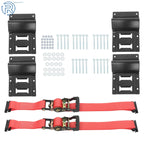 E Track Wheel Chock System for Secure Cargo (1 Pack)