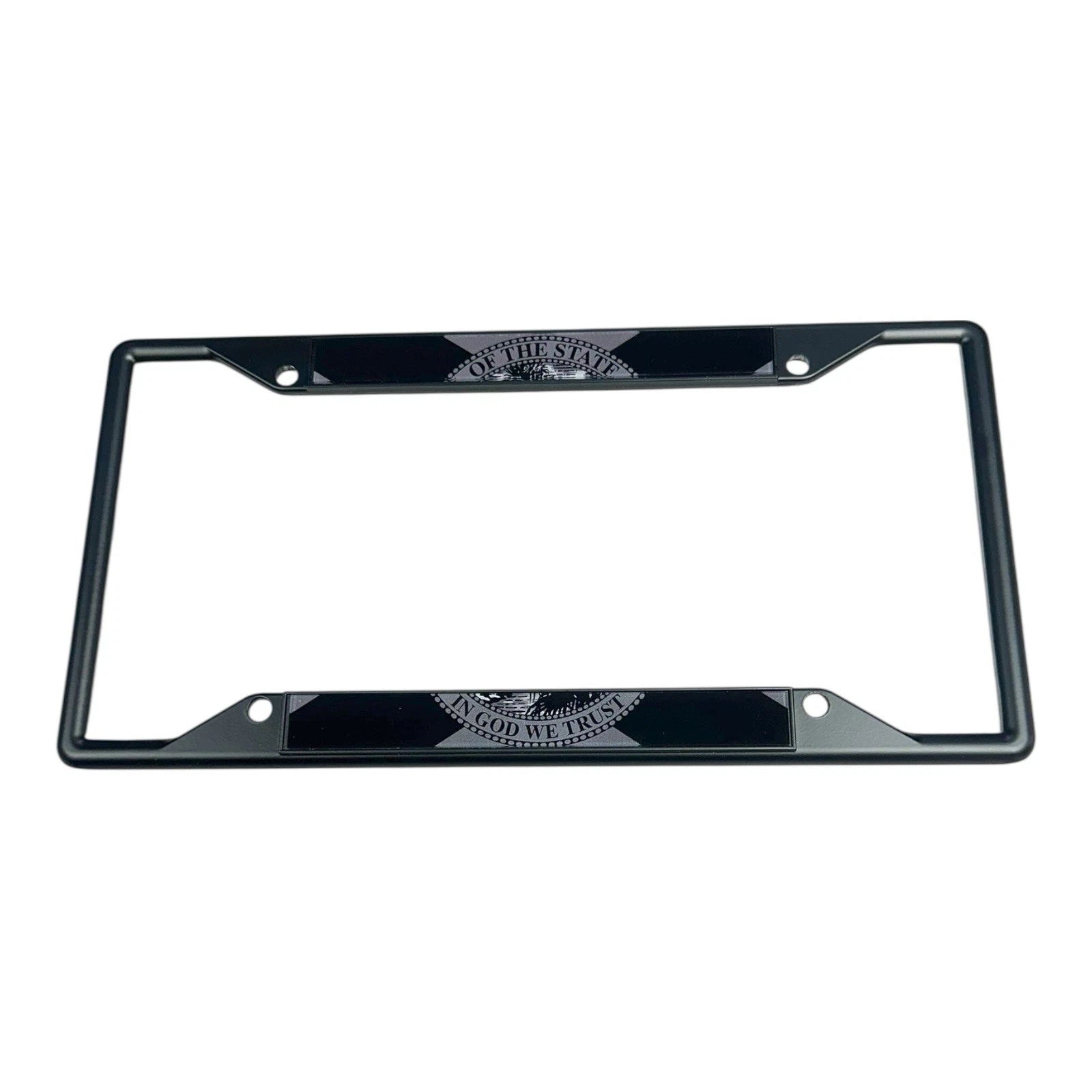 License Plate Frame Blacked Out Florida State Flag Replacement for Universal (All)