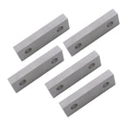 Set of 5 Machinable Aluminum Soft Jaws for 6" Vise